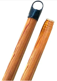 Черенок для щеток/швабр деревянный в оплетке с еврорезьбой d20мм 120см /ДС-477/