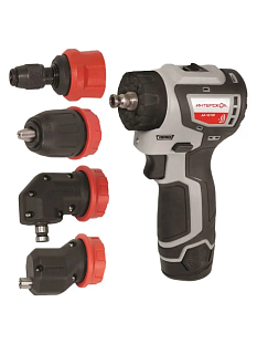 Аккумуляторная дрель Интерскол 12В ДА-10/12В 36 КомбиМакс 2 Li-ion акк 2А/час 1450об/мин 36Нм 10мм 0,540кг КЕЙС 687.2.2.79