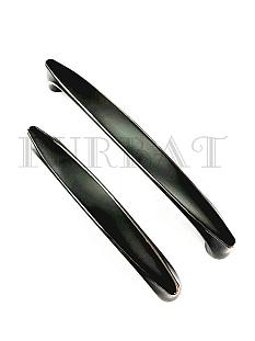 Ручка-скоба 128мм прямая острокон черн никель 8101-СР/BN