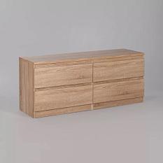 Тумба Кастор с 4-мя ящиками ш1297*г396*в542 сонома /2.03.03.100.3/