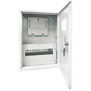 Щит металл ЩУРН 3/12 IP31 с окном для 3-ф счетчика+12мод 500х300х170 SQ0905-0802/50705 — фото в Интердекор