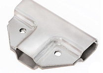 Метиз крепеж для проф трубы Скоба Т-образная 20х40 А-7 цинк Без болтов (комплект) 