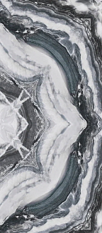 Панель декоративная ПВХ /гибкий мрамор/ Мраморная бабочка серый глянец 1,2*2,8м 