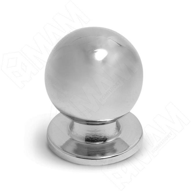 Ручка-кнопка 20мм шар хром 3024В