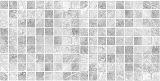 Керамическая плитка стена Нефрит-Керамика Дженни мозаика серая 00-00-5-08-00-06-2746 20*40 ///