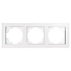 Stekker Катрин белая установочная рамка стекло 3-я GFR00-7003-01 39256