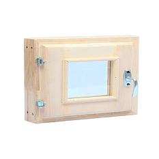 Оконный блок/стеклопакет липа в400*ш500мм с фурнитурой 