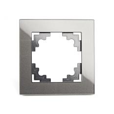 Stekker Катрин графит установочная рамка стекло 1-я GFR00-7001-06 39539