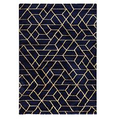 Ковер Пушистики Шер 1,33*1,95 J112A темно-син/желт