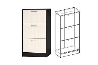 Тумба для обуви Машенька 601*1230*306 лдсп венге-дуб молочный //д