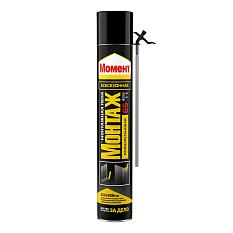 Пена монтажная бытовая Момент 65 всесезонная 800мл /1453439/1454493/ 12/