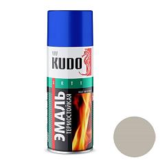 Спрей алкидный термо серебряный Kudo 520мл /12/