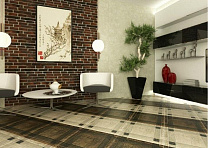 Керамогранит Керамин Шато 4 темно-бежевый 50*50*0,9