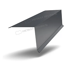 Планка торцевая 95*120*2000мм RAL 7024 серая