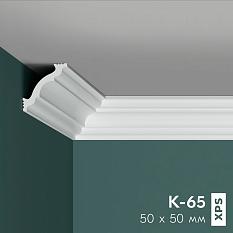 Потолочный плинтус Праймдекор 2м К-65 50/50 /75/