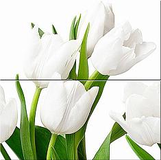 Керам декор панно Азори Элара Верде триумф из 2-х частей 40,2*40,5