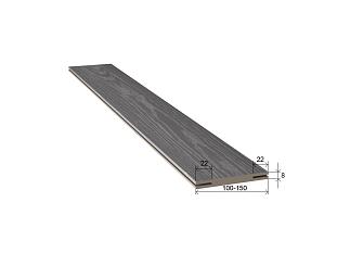 Добор 15см экошпон ясень грей под телескоп нал 2,07м к М118,М102,М125 /5/