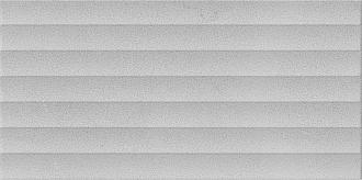 Керамическая плитка стена Новомосковск Shabby Stripe Volume Grey серая 20*40