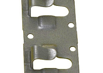 Крепежный кляммер завершающий 37*10 *1,2мм оцинкованный