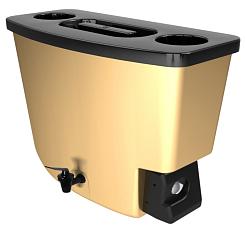 Водонагреватель электрический для рукомойника Эвбо-15л золотой с нагревательным теном 1250Вт