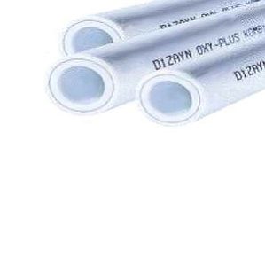 Труба белая армированная алюминием PN25 без зачистки Oxy Plus 75*4м  — фото в Интердекор