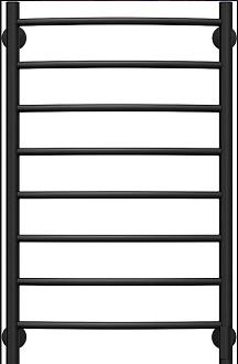 Полотенцесушитель нержавеющий черный Классик П8 50х80 Д32&nbsp;&nbsp;/RAL 9005/