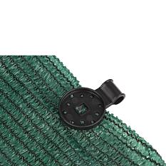 Сетка затеняющая с клипсами Park 3*5м зел 