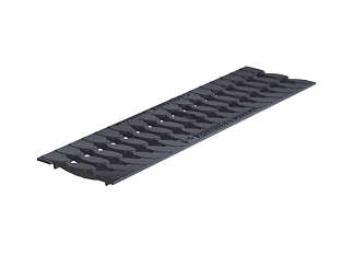 Решетка Aquastock 31017С чугунная косичка РЧК 50*17,5 DN100 д500 ш175 в13мм