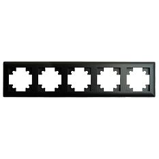 Stekker Катрин черная установочная рамка 5-я PFR00-7005-05 39816