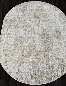 Ковер Сафари 1*2 02475Н беж/сер ОВАЛ