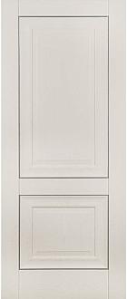 Дверное полотно экошпон 61 ясень белоснежный ДГ 200*80 глухое