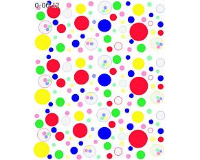 Клеенка Пикник Круги без основы ширина 1,2м