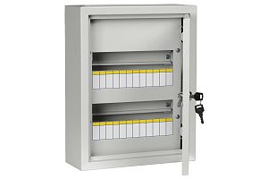 Щит металл ЩРН-24 мод с замком IP31 395х310х120 SQ0905-0014 — фото в Интердекор