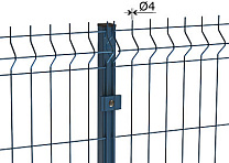 Забор 3D секция d4/d3,5 2030х2505 Light зеленый