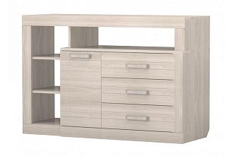 Комод Марокко 1245*465*835 лдсп/мдф ясень шимо светлый