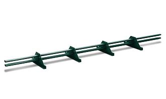 Снегозадержатель трубчатый 3м RAL 6005 зеленый