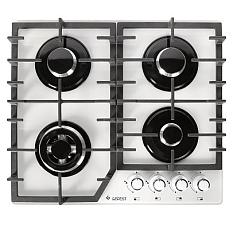 Варочная панель газовая ПВГ 2232-01 Р12 белая в100ш600г525 электророзжиг чугунные решетки газконтроль