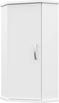 Шкаф навесной угловой Лилия-34 белый 34*34*73,7