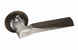 Ручки раздельные A 133 BH/SN/PC черн никель/хром /Palidore/