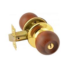 Защелка врезная ЗШ-03 ЭКО шар темн дер фикс Нора/Isparus //д