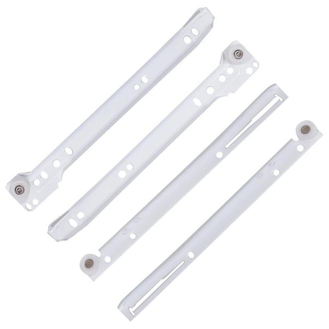 Направляющие роликовые 300*0,8мм мет белые /компл/