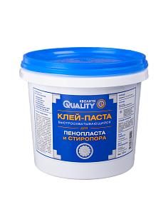 Клей для потолочной плитки и плинтусов Кволити стиропор-1,5кг /9/