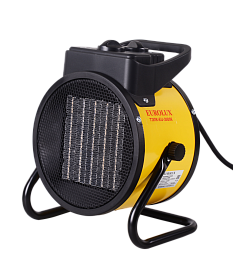 Тепловая пушка электрическая металлокерамика 220В 2/1кВт кругл 300м3/ч 250х160х290мм 2,4кг ТЭПК-EU-3000К Eurolux 