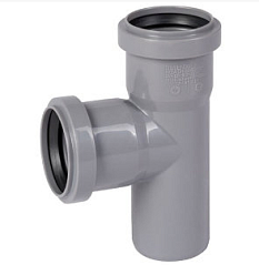 Тройник прямой 50мм*40мм*90гр