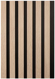 МДФ панель реечная дуб сонома 32*13*2700мм