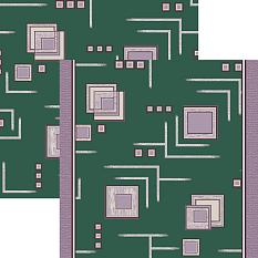 Палас Войлок 2*4 970 зел /Абстр/