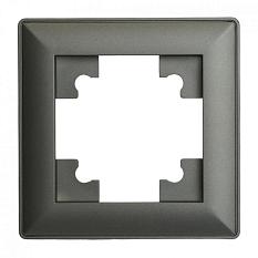 Stekker Катрин графит установочная рамка 1-я PFR00-7001-06 39807