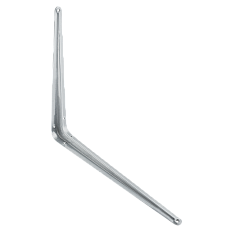 Уголок для полок серебряный 350*300 /до 34 кг/