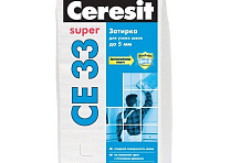 Затирка для швов Церезит CE 33 белая 2кг