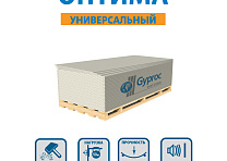 Гипсокартон Ветонит ГКЛ Оптима 2500*1200*12,5мм/50/